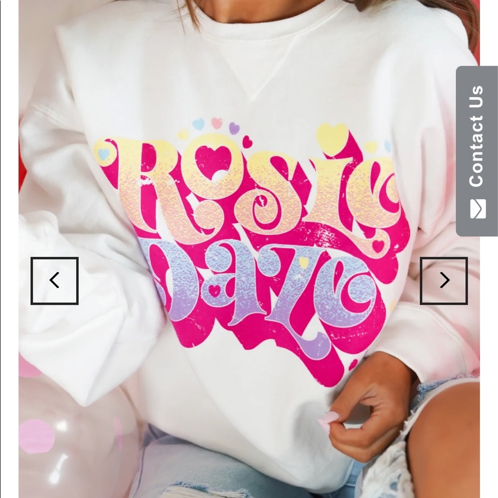 Rosie Daze LE Valentine's Day Logo Sweatshirt